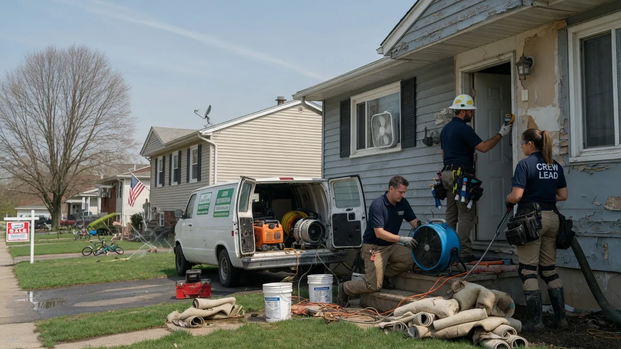 Flood Cleanup in Spring House, PA near me
